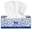 Flat Facial Tissues White, 2 Ply, 100 Sheets, 48 Packs/Box